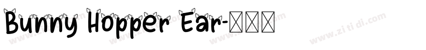 Bunny Hopper Ear字体转换